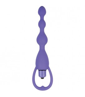 VIBRADOR ANAL SILICONA MORADO