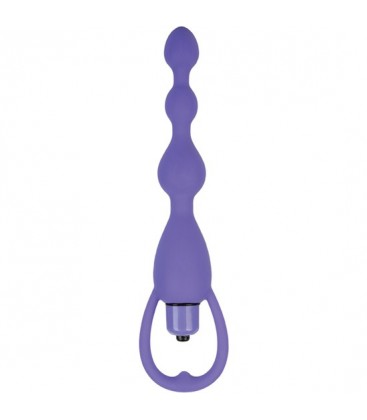 VIBRADOR ANAL SILICONA MORADO