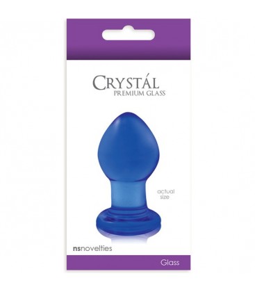 CRYSTAL DILDO PEQUENO AZUL