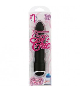 CLASSIC CHIC VIBRADOR 7 FUNCIONES NEGRO 11 CM