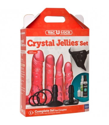 VAC U LOCK KIT CRYSTAL JELLIES ROSA