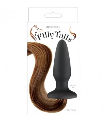 FILLY TAILS PLUG CON COLA CASTANO