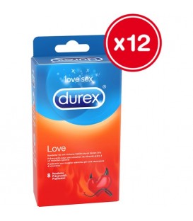 DUREX LOVE 8 UNIDADES - PACK DE 12