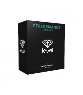 PRESERVATIVOS LEVEL PERFORMANCE CONDOMS - 5UDS