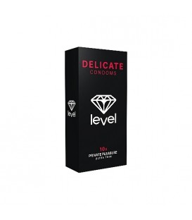 PRESERVATIVOS LEVEL DELICATE CONDOMS - 10X