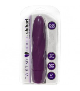 TWIST MY HEART VIBRADOR SILICONA MORADO