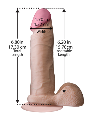 REALISTIC COCK PENE REALISTICO UR3 195 CM