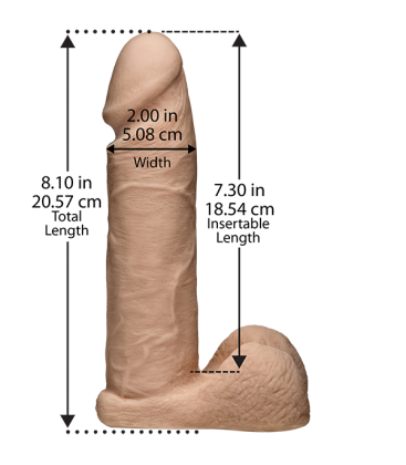 PENE UR3 ULTRA REALISTICO JOHN HOLMES 8 INCH