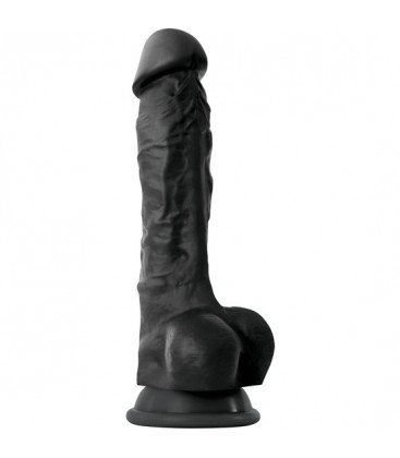 COLOURS PLEASURES PENE REALiSTICO 18CM NEGRO