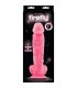 FIREFLY GLOWING DILDO 20CM ROSA