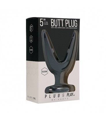 BUTT PLUG SPLIT 2 128CM NEGRO