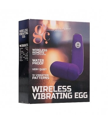WIRELESS HUEVO VIBRADOR MORADO