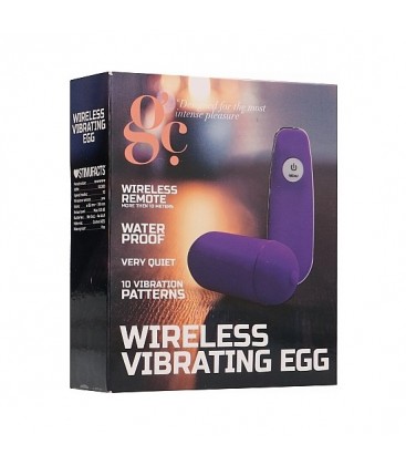 WIRELESS HUEVO VIBRADOR MORADO