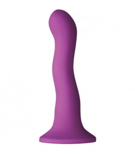 COLOURS WAVE DILDO SILICONA 15CM - MORADO