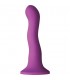 COLOURS WAVE DILDO SILICONA 15CM MORADO