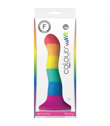 COLOURS PRIDE EDITION DILDO SILICONA 15CM