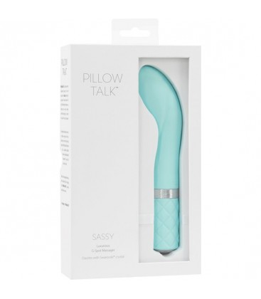 SASSY VIBRADOR PUNTO G CON CRISTAL TURQUESA