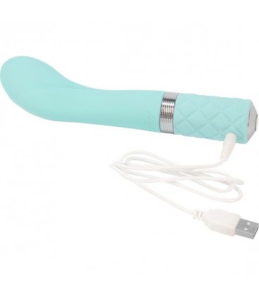 SASSY VIBRADOR PUNTO G CON CRISTAL TURQUESA