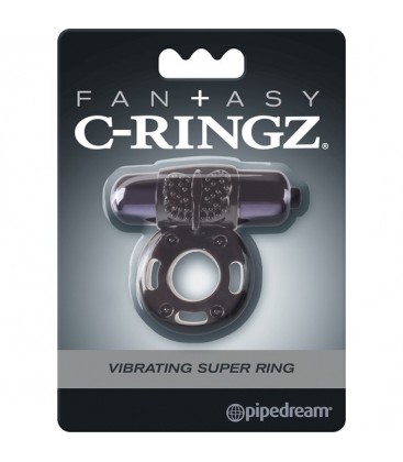 FANTASY C RING VIBRATING SUPER RING NEGRO