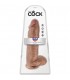 KING COCK PENE REALiSTICO CON TESTiCULOS 30CM MULATO