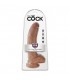 KING COCK PENE REALiSTICO CON TESTiCULOS 23CM MULATO