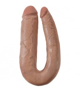 KING COCK PENE DOBLE U 44CM MULATO