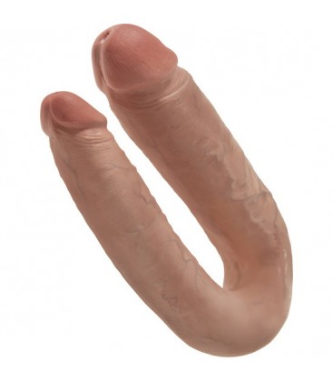 KING COCK PENE DOBLE U 44CM MULATO