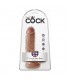 KING COCK PENE REALiSTICO CON TESTiCULOS 18CM MULATO