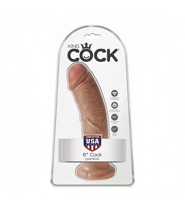 KING COCK PENE REALiSTICO 20CM MULATO