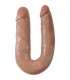 KING COCK PENE DOBLE U 35CM MULATO