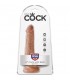 KING COCK PENE REALiSTICO CON TESTiCULOS 15CM MULATO