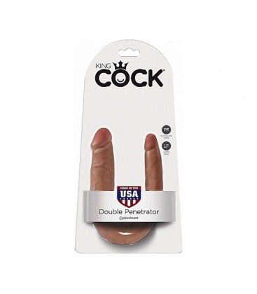 KING COCK PENE DOBLE U 335CM MULATO