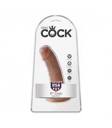 KING COCK PENE REALiSTICO 15CM MULATO