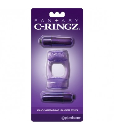 FANTASY C RING DUO VIBR SUPER RING MORADO