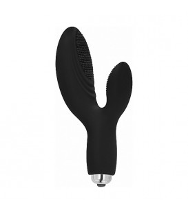 HOLLY VIBRADOR CLÍTORIS Y PUNTO G - NEGRO