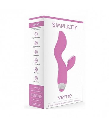 VERNE VIBRADOR CLITORIAL ROSA