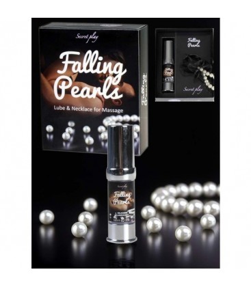 FALLING PEARLS LUBRICANTE Y COLLAR PARA MASAJE