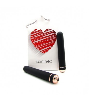 SANINEX VIBRADOR ORGASMIC ELEGANCE XXL NEGRO ORO