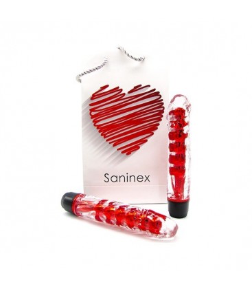 SANINEX VIBRADOR FANTASTIC REALITY METaLICO ROJO