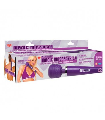 RECHARGEABLE MAGIC MASSAGER MORADO