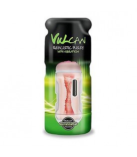 MASTURBADOR VULCAN CON VIBRACIÓN - VAGINA