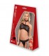 MESH TOP G STRING SET ROJO