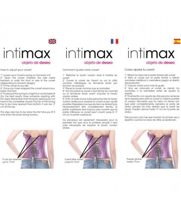 INTIMAX CORSET SHOW NEGRO