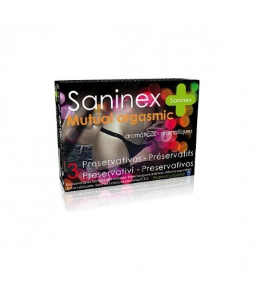 SANINEX PRESERVATIVOS MUTUAL ORGASMIC 3UDS