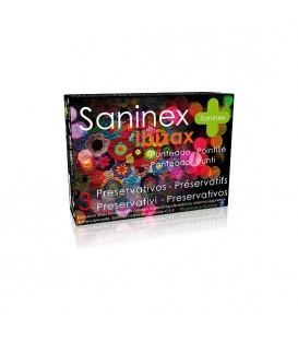 SANINEX PRESERVATIVOS IBIZAX PUNTEADO 3UDS