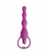 CLIMAX VIBRADOR ANAL DE SILICONA MORADO