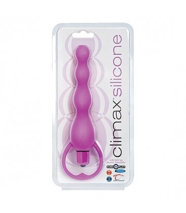 CLIMAX VIBRADOR ANAL DE SILICONA MORADO