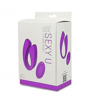 ULTRAZONE SEXY U VIBRADOR PAREJAS MORADO