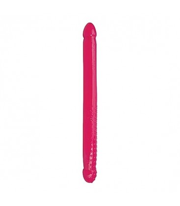 SEX PLEASE DILDO DOBLE PLACER 40CM ROSA