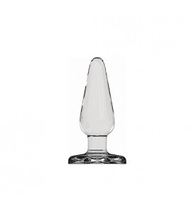 BUTT PLUG - BASIC - 7,5 cm - CRISTAL